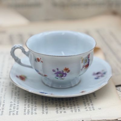 Чайная пара Furstenberg Мелкоцвет 250 мл фарфор Германия уценка