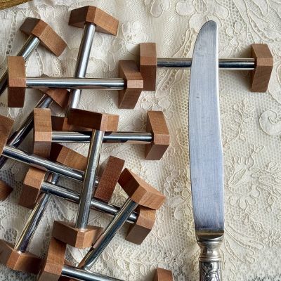 Подставка под приборы порт-куто 8 см дерево металл