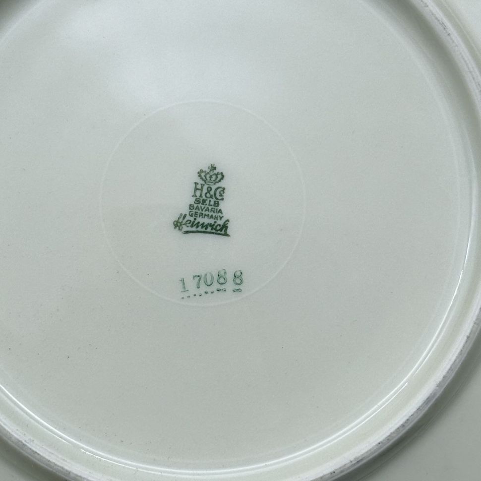 Чайное трио Heinrich Золотой цветок 200 мл Германия  