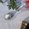 Ложка ситечко 19 см мельхиор серебрение