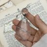 Подвес капля хрусталик 9 см