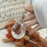 Подвес капля хрусталик 9 см