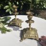Подсвечник на одну свечу 15 см латунь