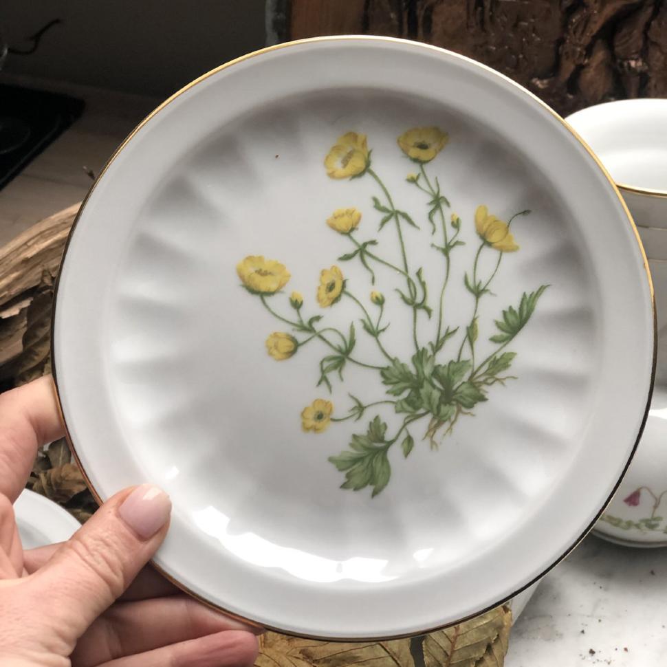 Тарелка 17 см Carl Von Linne Ranunculus Acris