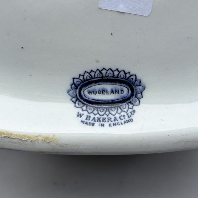Супница без крышки W. Baker&Co LTD XIX век Англия  
