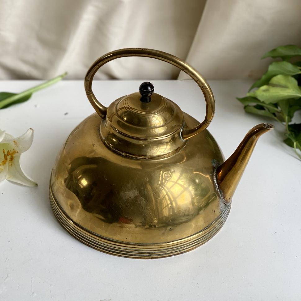 Чайник Сфера 2 литра латунь течет