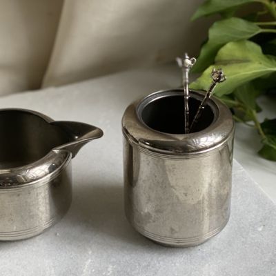 Стакан сахарница 8 см Daalderop Голландия мельхиор