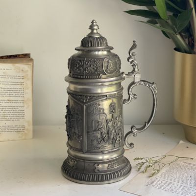 Кружка с работами Рембрандта и Вермеера 0,9 л олово