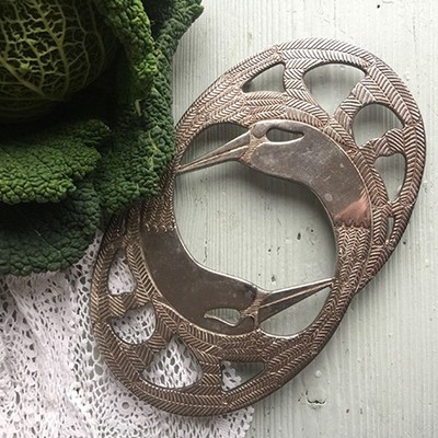 Подставка под горячее Два аиста