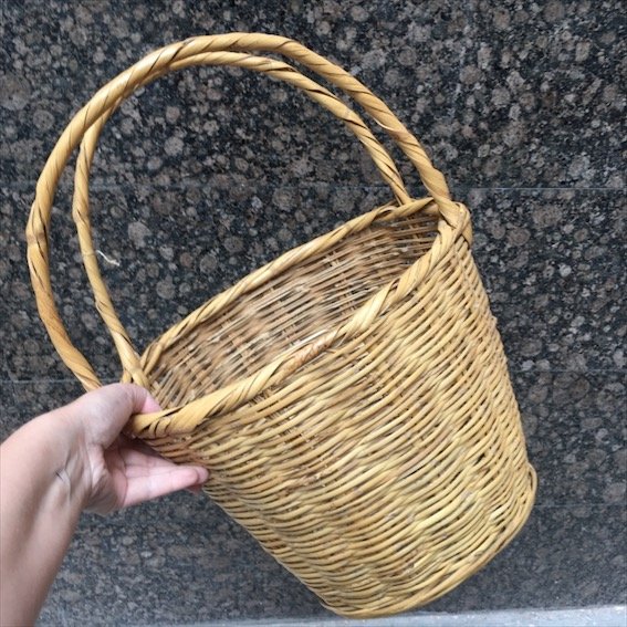 Корзина малая плетеная с ручками