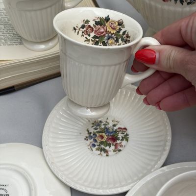 Кофейная пара Wedgwood Conway 140 мл Англия