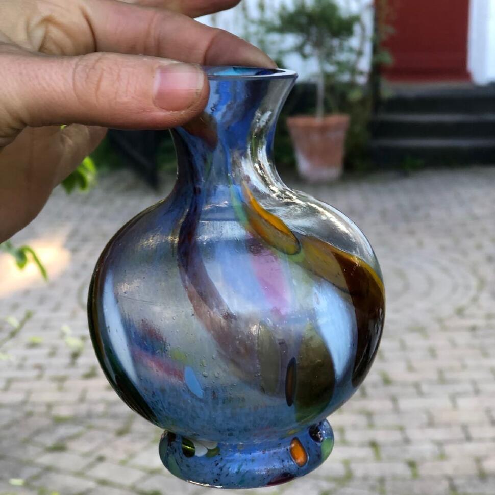 Ваза мини 12 см хрусталь