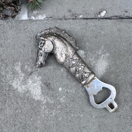 Открывалка Конь 17 см сталь