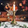 Подсвечник с подъемным механизмом 19 см латунь Франция 