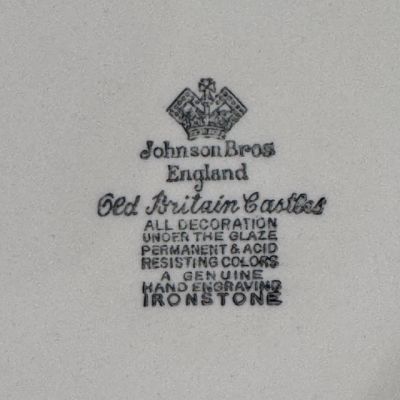 Тарелка Johnson Brothers Old Britain Castles 20 см Англия 