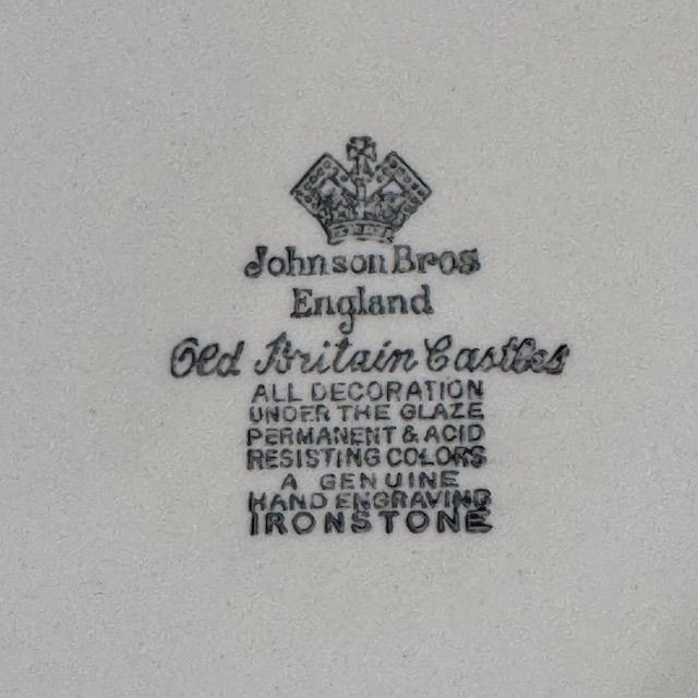 Тарелка Johnson Brothers Old Britain Castles 20 см Англия 