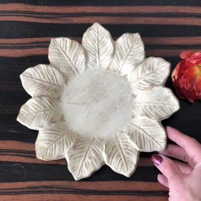 Блюдо 22 см, подсолнух керамика 