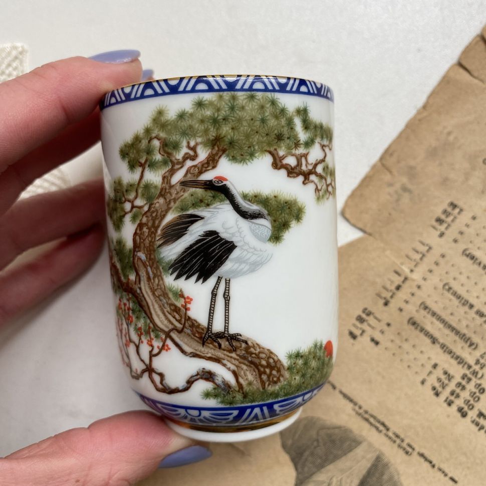 Чашка Franklin porcelain Япония 1985 г 150 мл Секвойя