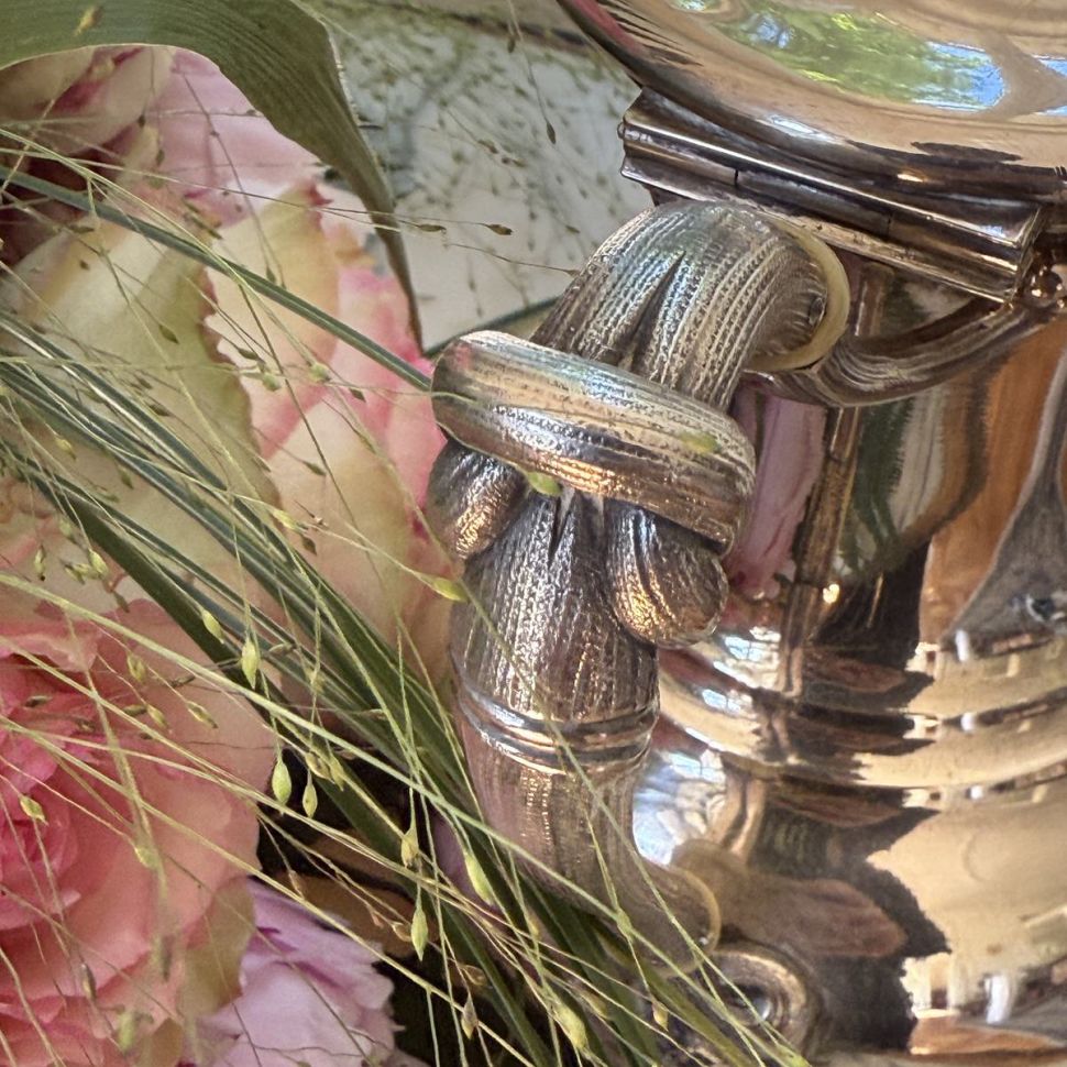 Чайник кофейник Christofle 0,9 л глубокое серебрение Франция конец XIX в.