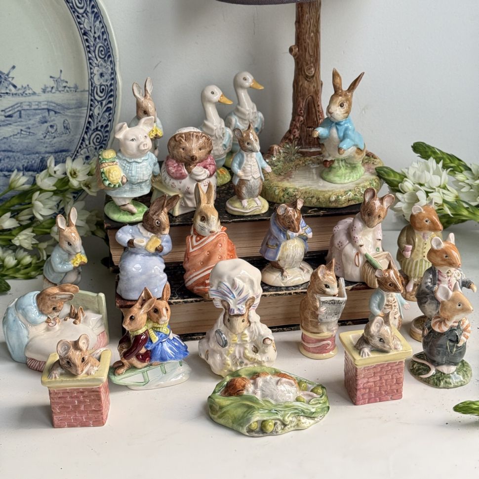 Статуэтка Beatrix Potter Peter with Daffodils Royal Albert Англия 1996 г 
