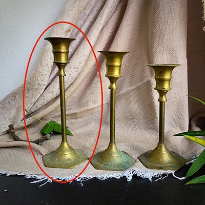 Подсвечник латунь