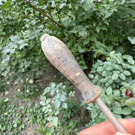 Половник соусник 25 см деревянная ручка