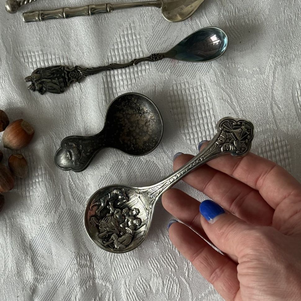 Ложка сюжетная 12 см сталь