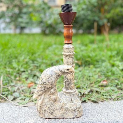 Лампа настольная из Ленинской библиотеки Орел 30 см мрамор