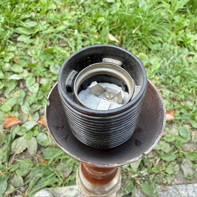 Лампа настольная из Ленинской библиотеки Орел 30 см мрамор