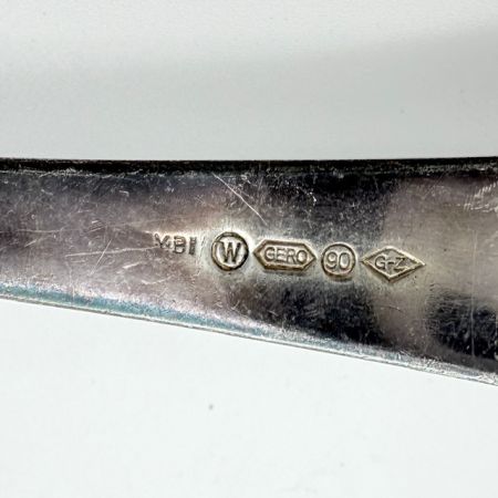 Царь ложка салатная Gero 27 см серебрение Голландия  