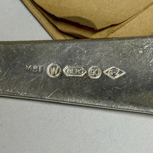 Царь ложка салатная Gero 27 см серебрение Голландия