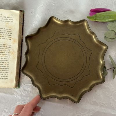Поднос Солнце 20 см бронза