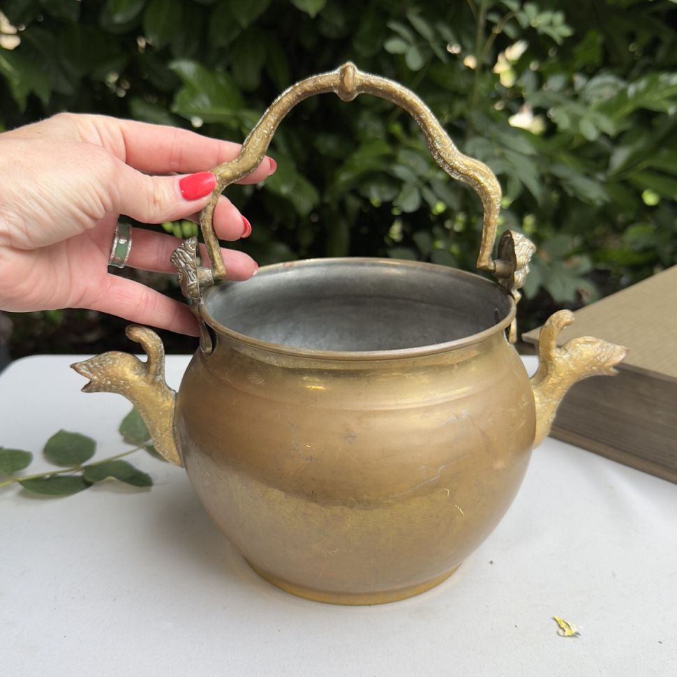 Курильница без крышки 28 см  латунь