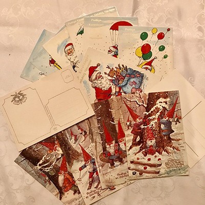 Набор рождественских открыток 13 штук иллюстрации Голландия