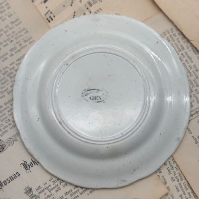 Тарелка Gien Comices Regionaux Итоги конкурса 20 см Франция  