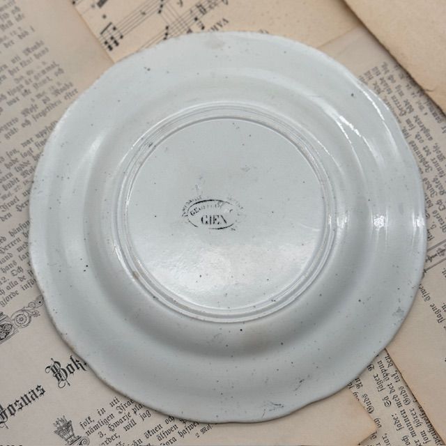 Тарелка Gien Comices Regionaux Итоги конкурса 20 см Франция  