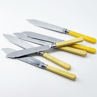 Нож для рыбы с бакелитовой ручкой хромирование