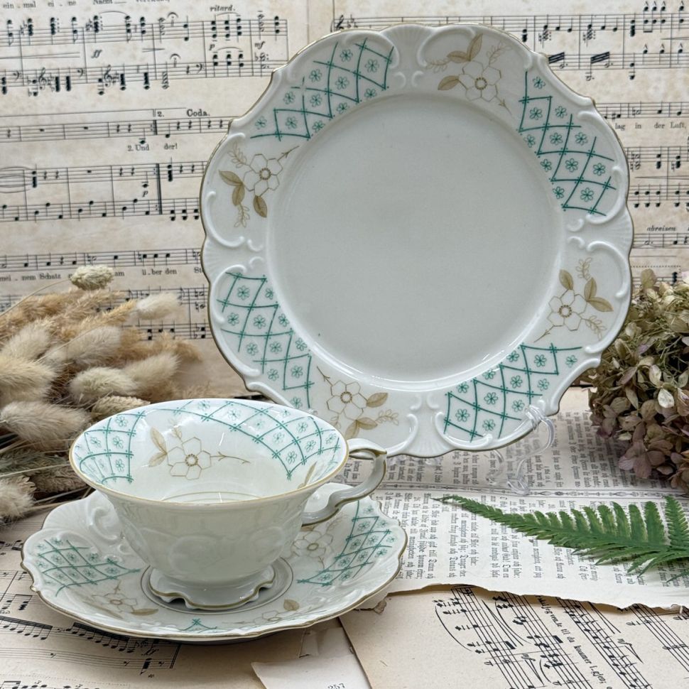 Чайное трио Elfenbein Bavaria 200 мл Германия 