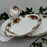 Блюдо селедочница Royal Albert Old Country Rose 21 см Англия