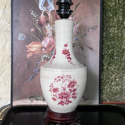 Лампа настольная 42 см фарфор Франция