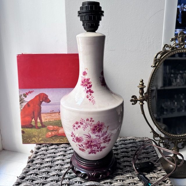 Лампа настольная 42 см фарфор Франция