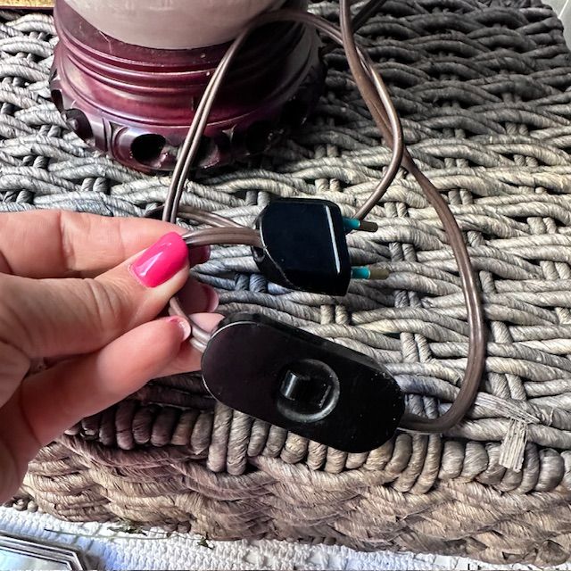 Лампа настольная 42 см фарфор Франция