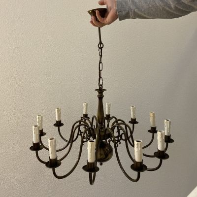 Люстра ковка на 12 ламп