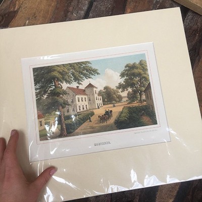 Литография в паспорту Marielund Stockholm