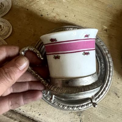 Кофейная пара Decor Fabrik 80 мл фарфор металл