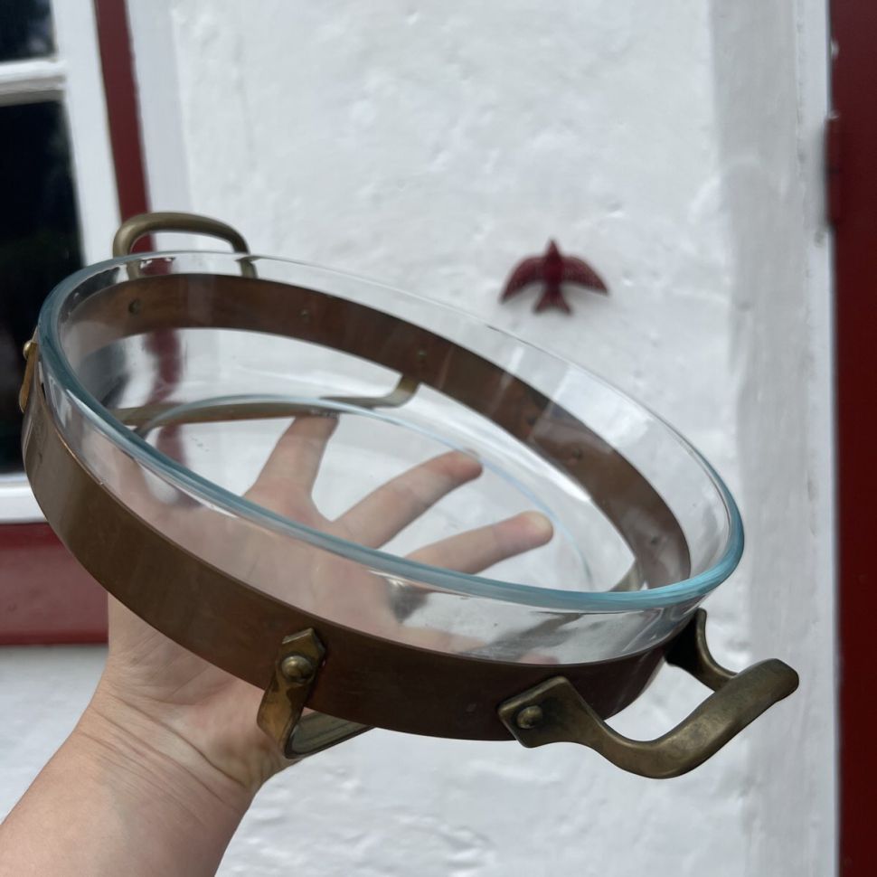 Форма для запекания на медной подставке 22 см