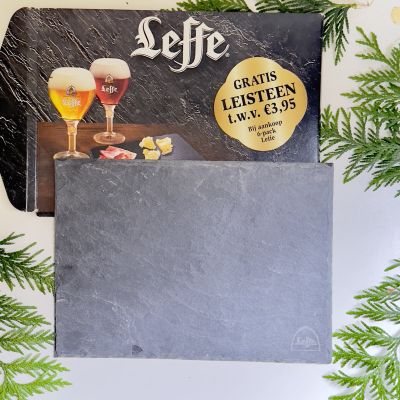 Поднос для сервировки 18х24 см натуральный сланец Европы в коробке 