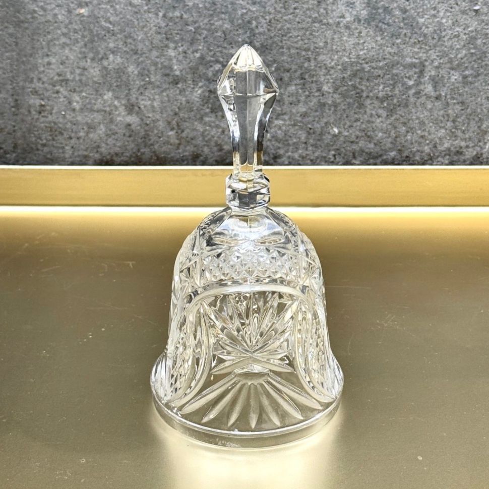 Колокольчик 15 см хрусталь Германия