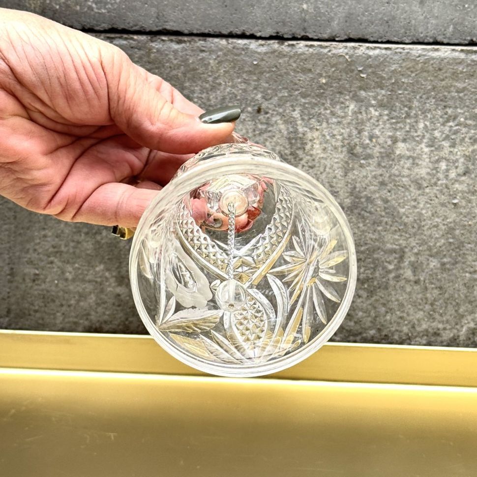 Колокольчик 15 см хрусталь Германия 