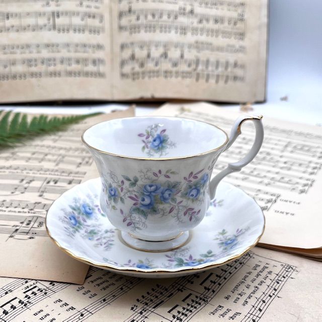 Чайная пара Royal Albert Blue Blossom 200 мл Англия